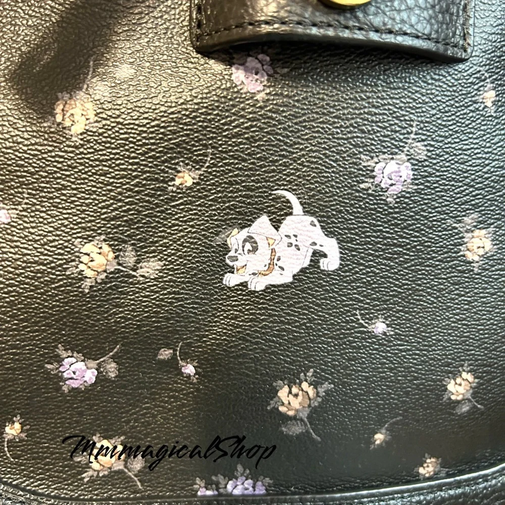 COACH coach Disney 101 Dalmatian floral rucksack bag - Picture 4 of 7